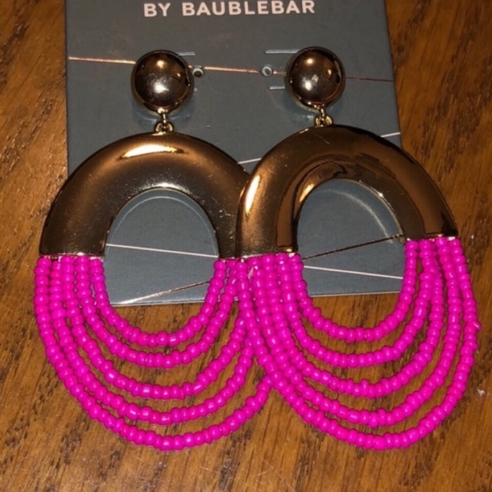 Pink Baublebar Earrings - Picture 1 of 2